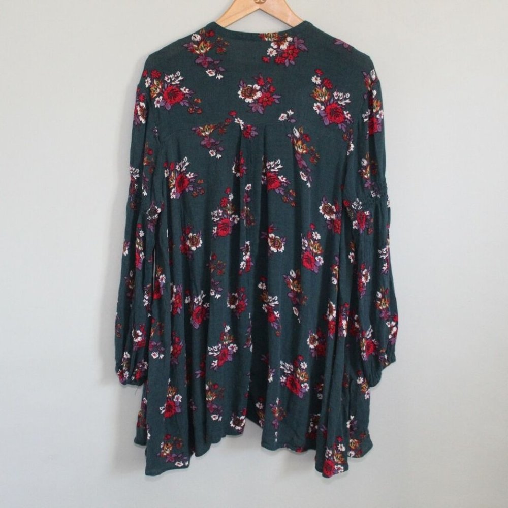 Free People Floral Tree Swing Tunic Boho H11095 - Picture 6 of 9